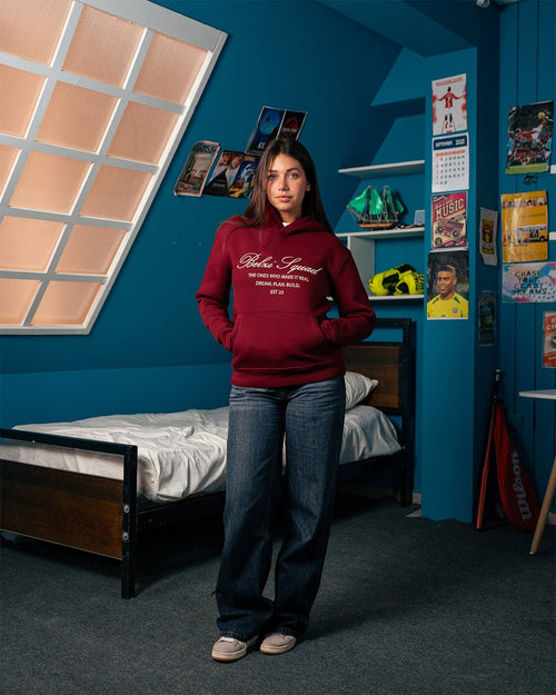 Belzi Squad Burgundy Hoodie - Belzi