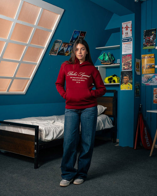 Belzi Squad Burgundy Hoodie - Belzi