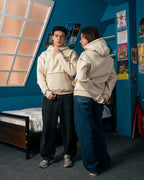 The Process Beige Reverse Hoodie - Belzi