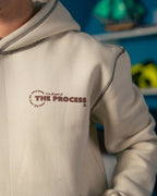 The Process Beige Reverse Hoodie - Belzi